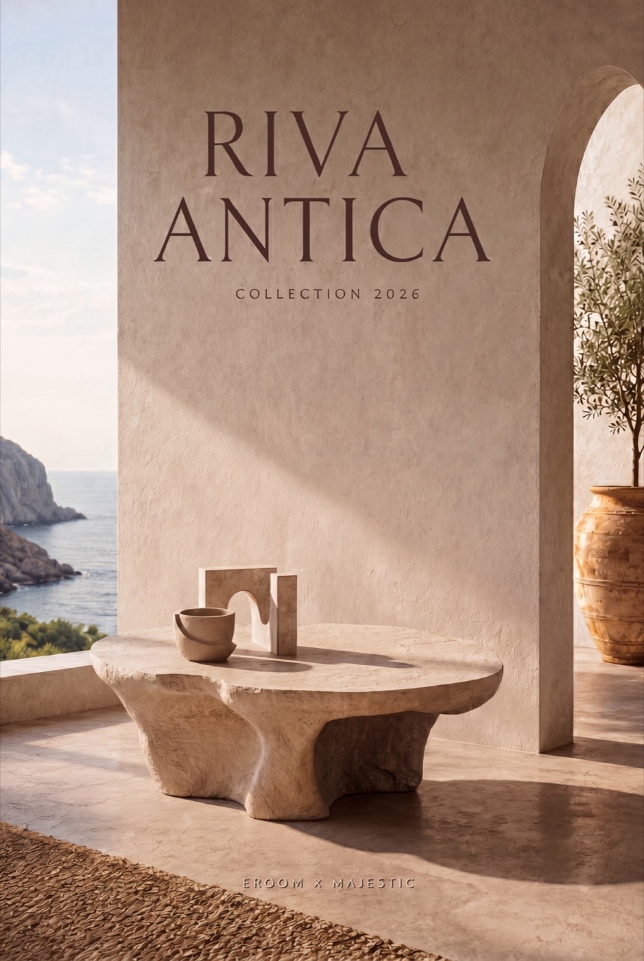 Обложка коллекции Riva Antica 2026 – EROOM × Majestic